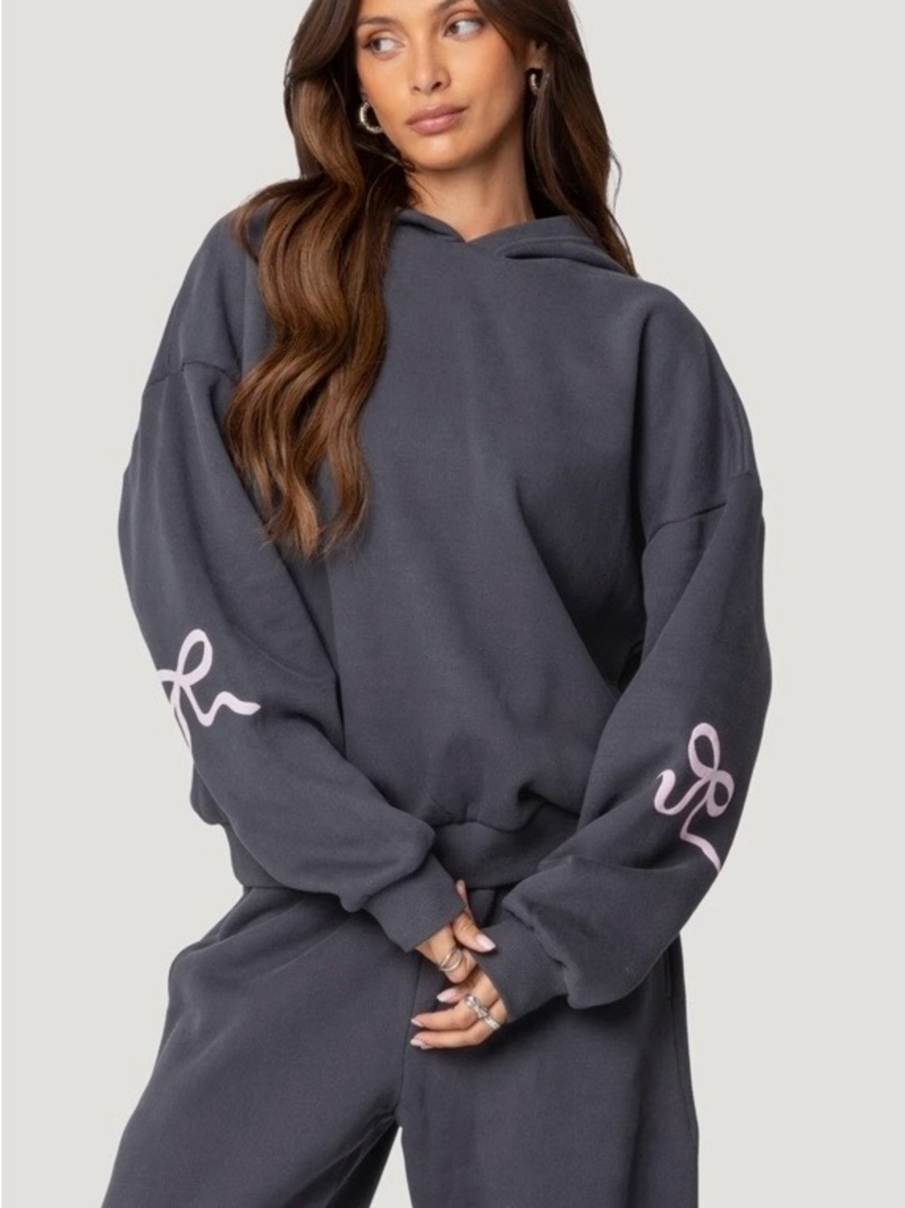 Bonney Bow Detail Hoodie